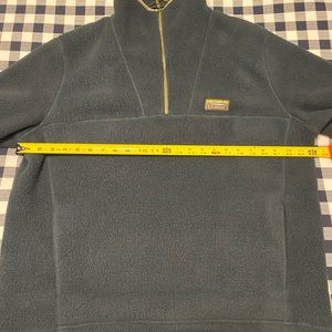 LL Bean hunter green fleece size LARGE